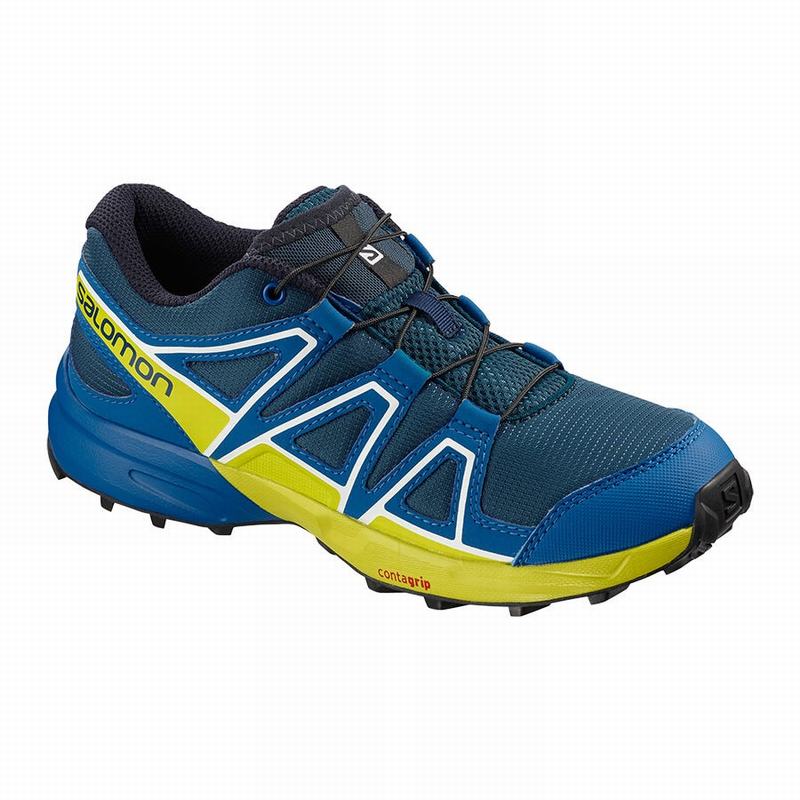 Salomon SPEEDCROSS Zapatillas Trail Running Niños - Azul Marino - Colombia (60178-TOZU)